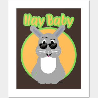 hay baby- cute bunny Posters and Art